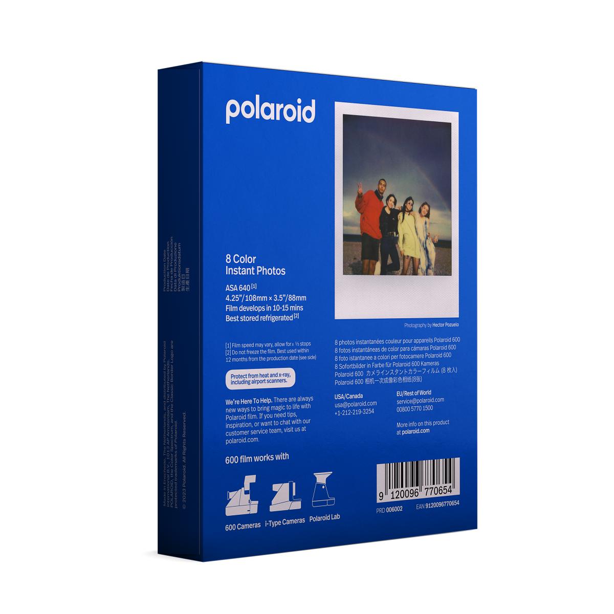 Polaroid - 寶麗來色相紙 Polaroid Color Film for 600 白色相框彩色相紙即影即有相機彩色相紙 (6002)