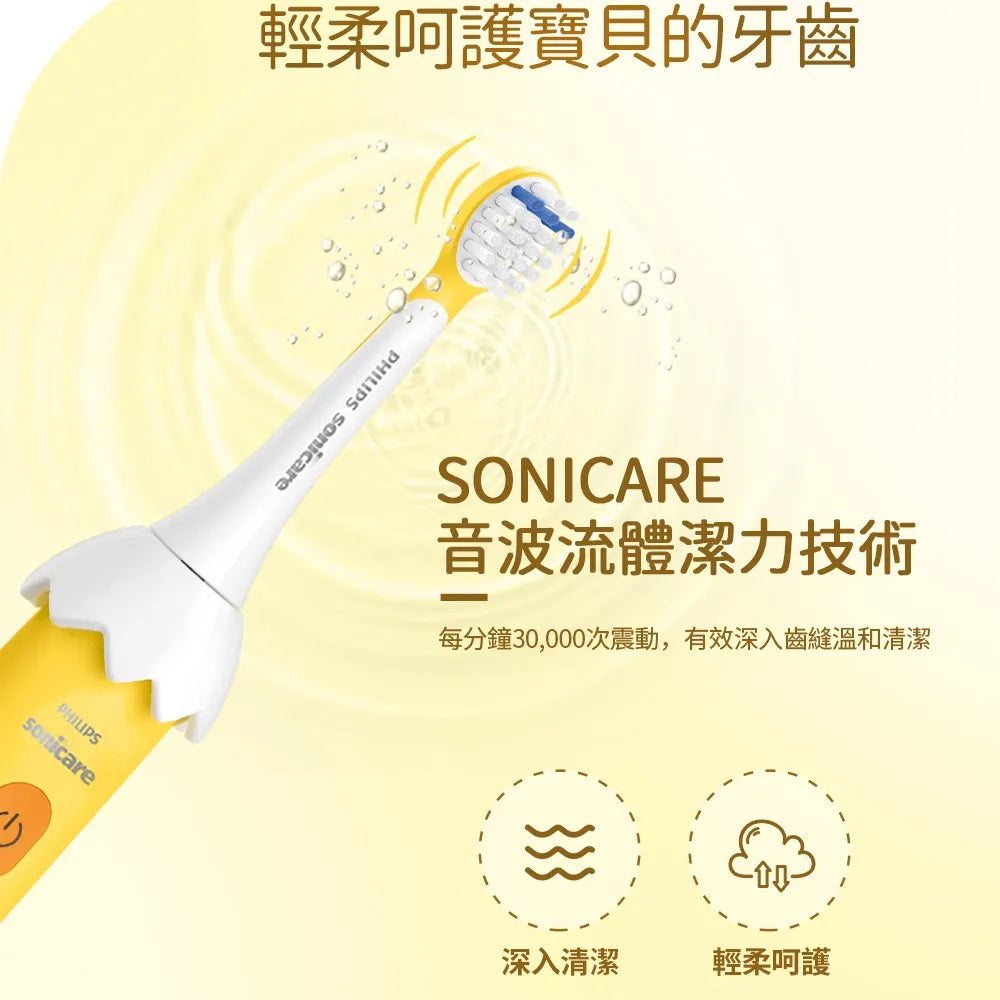 Philips 飛利浦 - SONICARE x LINE FRIENDS 2100系列 兒童軟毛音波電動牙刷限定套裝 - SALLY 莎莉