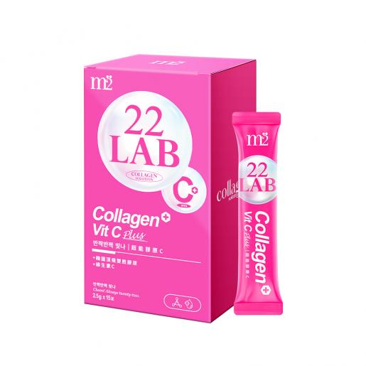 M2輕次方 - 22Lab【美度】超能膠原C粉 (30入/盒 或 15入x2盒) (維他命C+膠原蛋白)