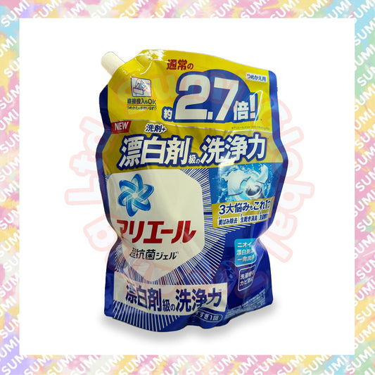 P&G 寶潔 - Ariel BIO Science 潔淨抗菌洗衣液 2.7倍 去漬亮白型(藍袋) 1220g