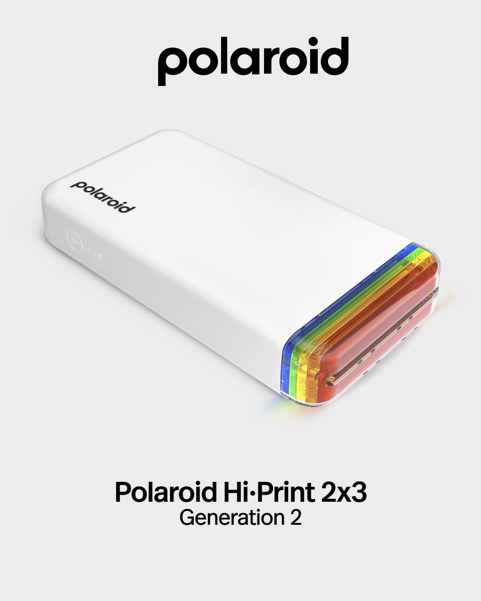 Polaroid - 寶麗來 Polaroid Hi Print 2x3 袖珍貼紙照片打印機第 2 代 & 40張貼紙套裝 Hi Print 2x3 Gen 2 EB Everything Box