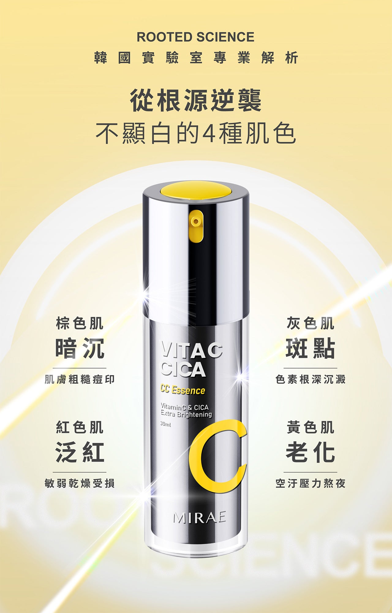 MIRAE 未來美 - 超級雙C美白淡斑精華 30ml (VITA C+CICA)