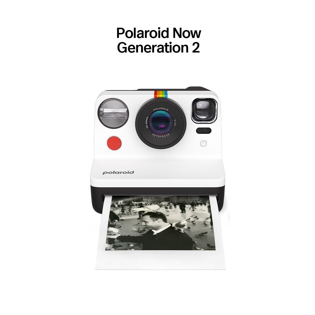 Polaroid - 寶麗來 Polaroid Now Gen 2 黑白色 Everything Box 即影即有相機相紙套裝 Now Gen 2 黑白色 及 I-Type 彩色膠片X16